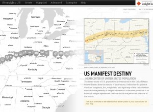 This StoryMap traces how the idea of Manifest Destiny progressed through the years and across the geography of the United States.