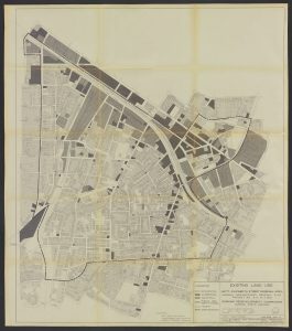 Map of the Hayti-Elizabeth Street renewal area