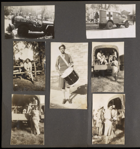 Image from the Women's Army Corps and WAC African American Band scrapbook from Fort Des Moines