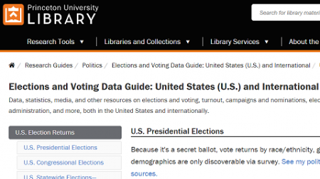 Princeton Voting Data Guide