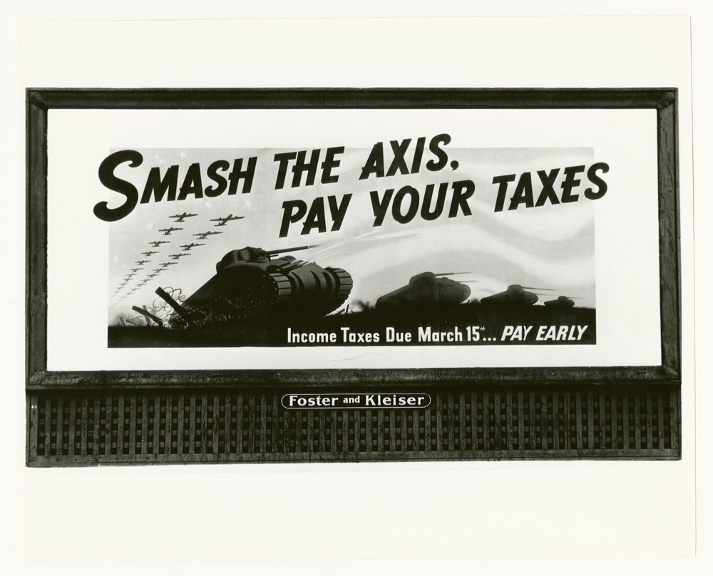 Smash the Axis, Pay your Taxes