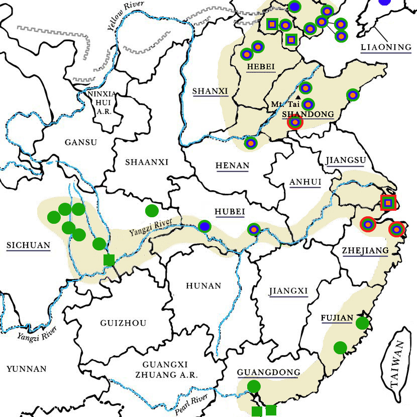 Map of Gamble's China