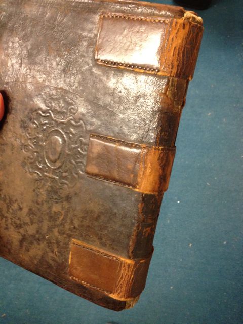leather book repair