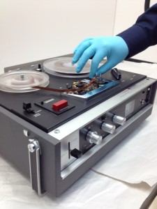 cleaning audio reels