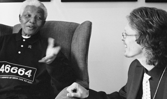 Nelson Mandela and Verne Harris
