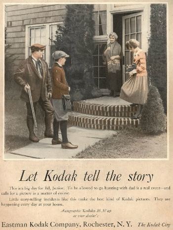 Publicité KODAK APPAREILS PHOTO EASTMAN PHOTOGRAPHIC  advert 1898 