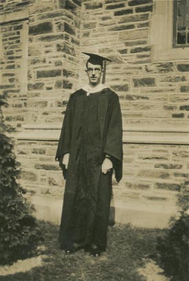 Charles Wesley Clay at Commencement, 1929