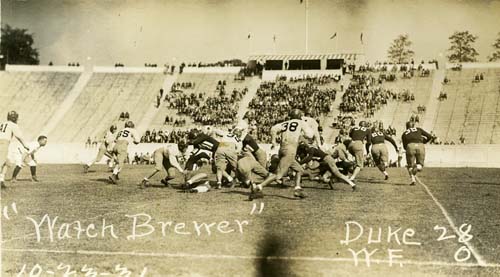 Duke vs. Wake Forest, October 1931