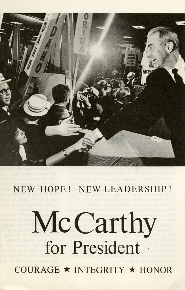 McCarthy for President - Blog