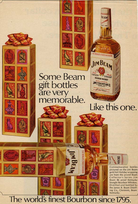 Advertisement for Jim Beam Bourbon