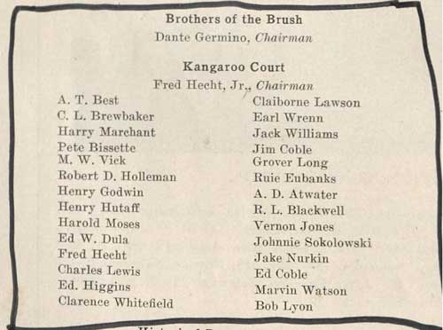 Roster of the Brothers of the Brush