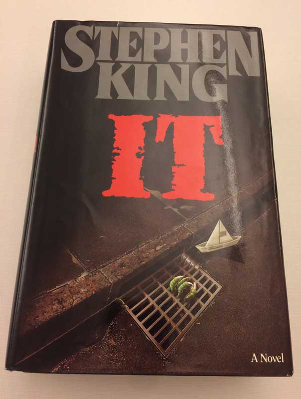 Photo of our limited edition copy of Stephen King's "IT."