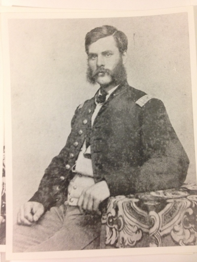 John Emory Bryant sitting for a portrait.