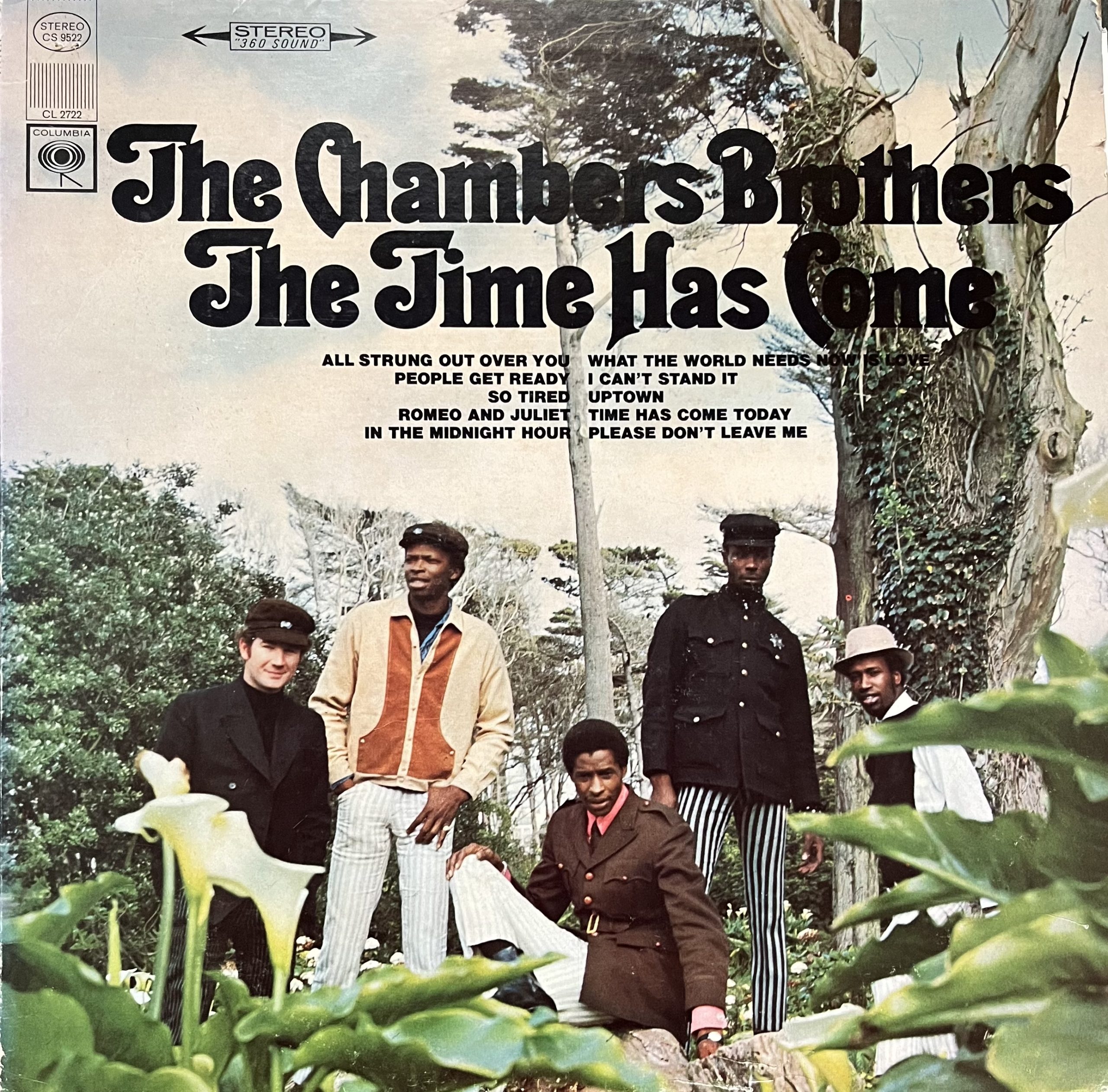 Album cover for The Chambers Brothers "The Time Has Come"