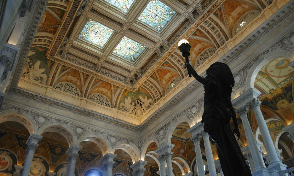 The Great Hall of the Library of Congress. Photos courtesy of Ashley Young.