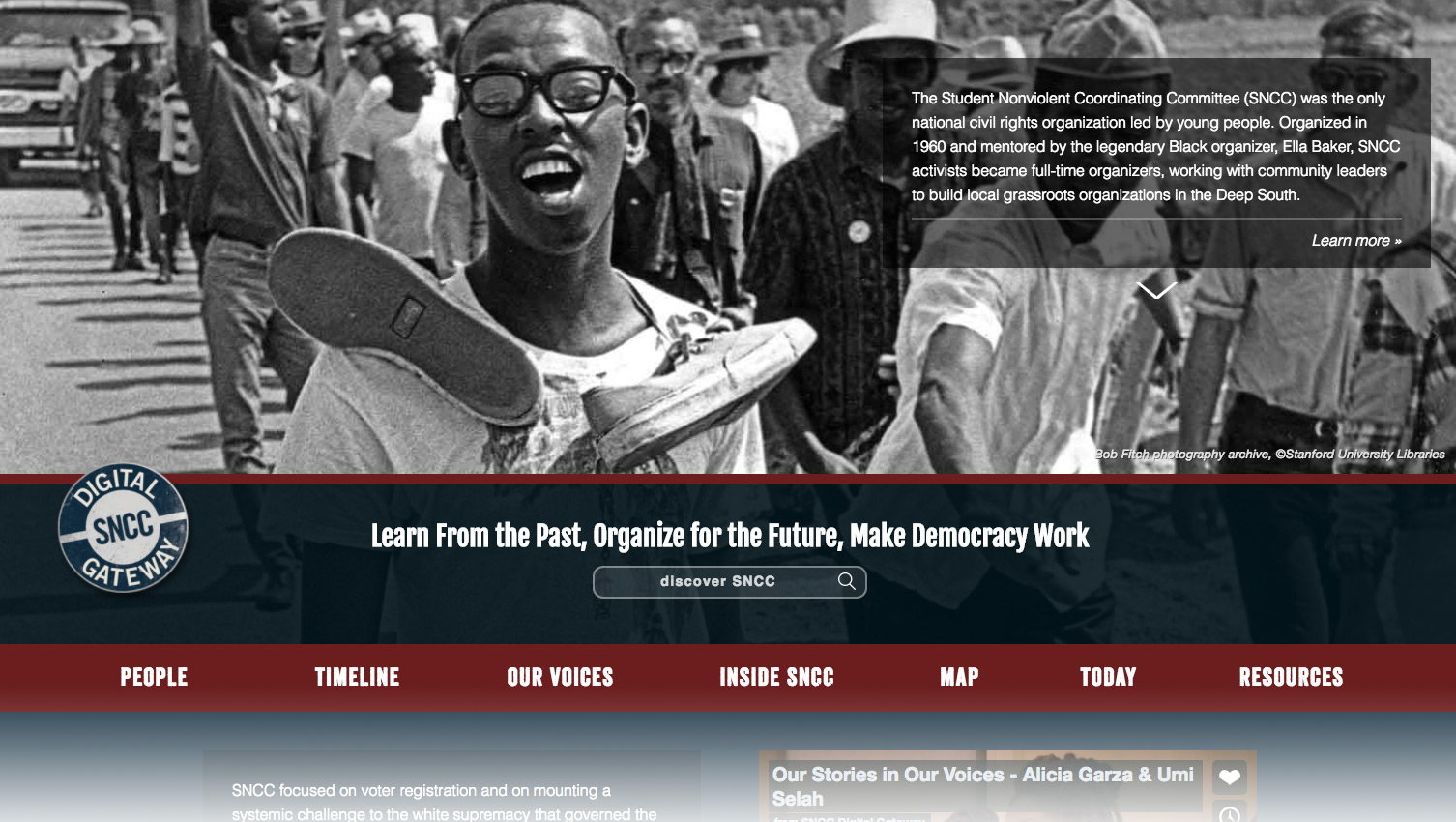 Sncc Digital Gateway Homepage Updates Bitstreams The Digital Collections Blog 5353