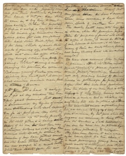 Page from Lucy Fletcher’s letter dated June 7th, 1865
