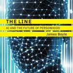 Cover image of The Line by James Doyle, showing an abstract head illuminated by lights