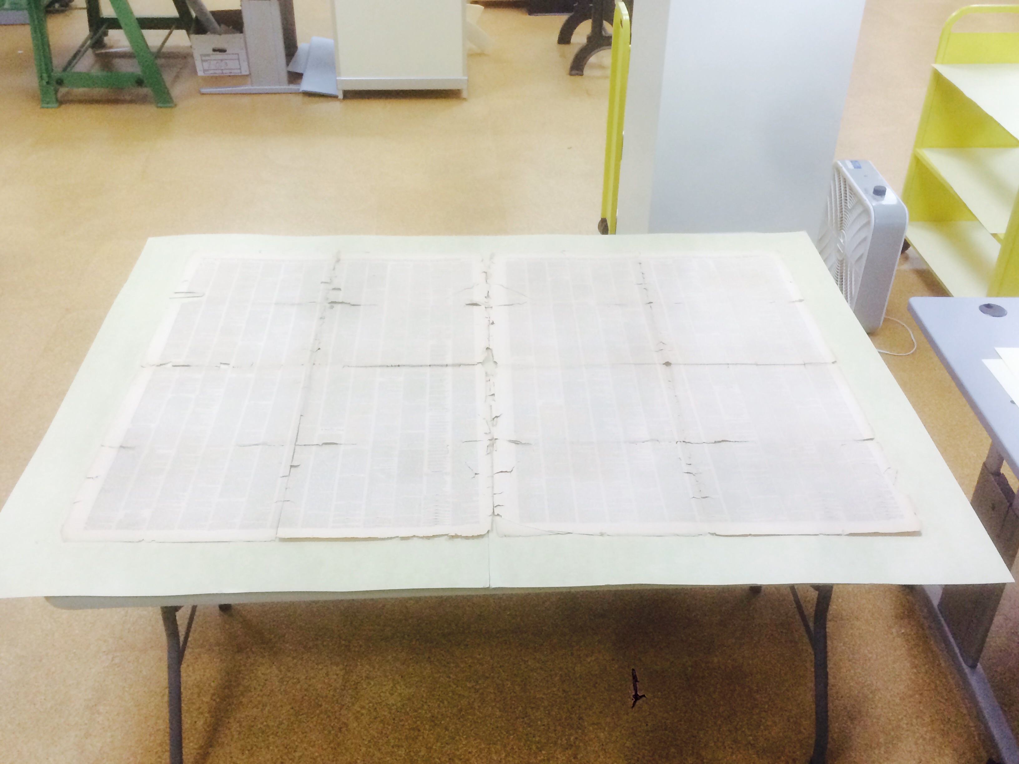 The Largest Sheet Of Paper Ever Made And Printed Preservation 