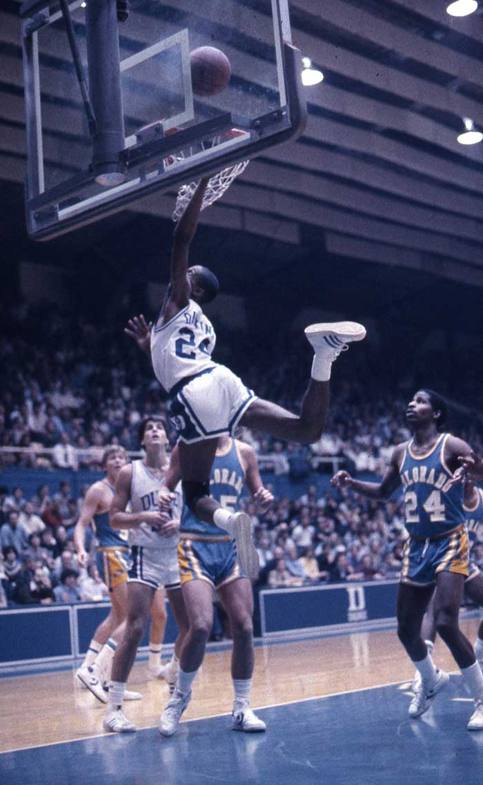 Johnny Dawkins, Colorado vs. Duke Men's Basketball Game, December 21, 1983.