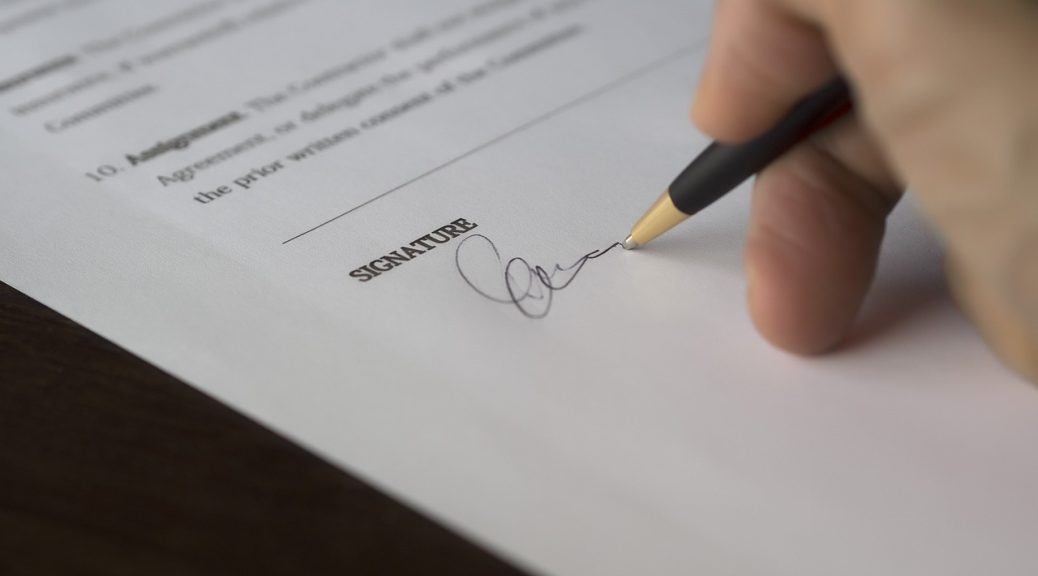 Communicate the role of the author agreement as a contract